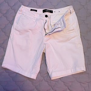 Hollister Men’s White Flat Front Shorts w31 Hollister Epic Flex 9” Length